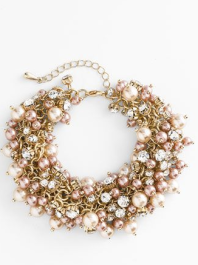 A beautiful way to combine gold, silver & blush for you or your bridesmaids! Grab this at Nordstroms