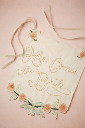 A perfect touch to your shades of pink wedding from BHLDN