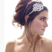 Headbands! Always a yes & a crowd pleasure. Doesn't she look dashing? Source: colincowieweddings.com